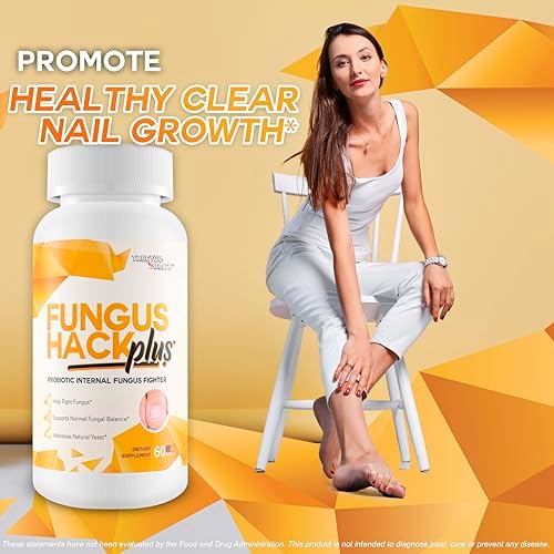 Fungus Hack Plus Probiotic Internal Fungus Fighter - Antifungal Probiotic - Nail Fungus Treatment - This Toe Fungus Treatment is Designed to Balance