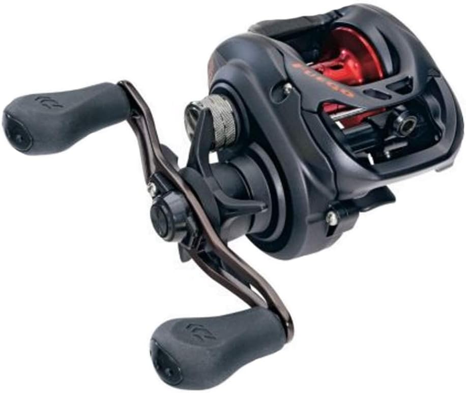 Daiwa Fuego CT Low Profile Baitcasting Reel – Aluminum CT Frame, Air Rotation System & Magforce Braking, Left/Right Hand Options