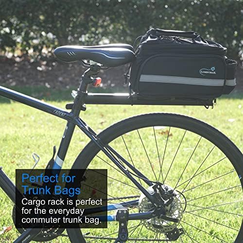 Lumintrail Bike Cargo Rack, Seatpost Mounted Bicycle Luggage Carrier with 20 LBs Weight Capacity for Trunk Bags