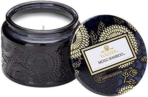 Voluspa Baltic Amber, Petite Candle Jar, 3.2 Ounce, 25 Hour Burn Time, Coconut Wax for Clean Burning, Handcrafted in the USA