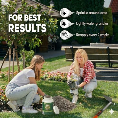 Repels All Animal Repellent Outdoor 3 lbs – Ready-to-Use Granular Formula – Deer & Rabbit Repellent for Lawn