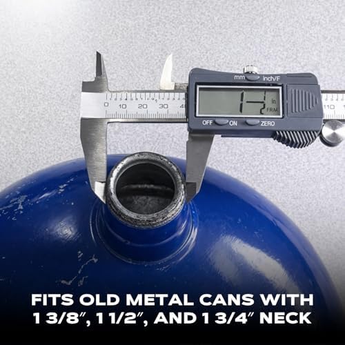 EZ-POUR® Metal Can Adapter, Fits 1-3/8 to 1-3/4 in Cans, Pack of 1 | Metal Can Adapter Fits 1-3/8