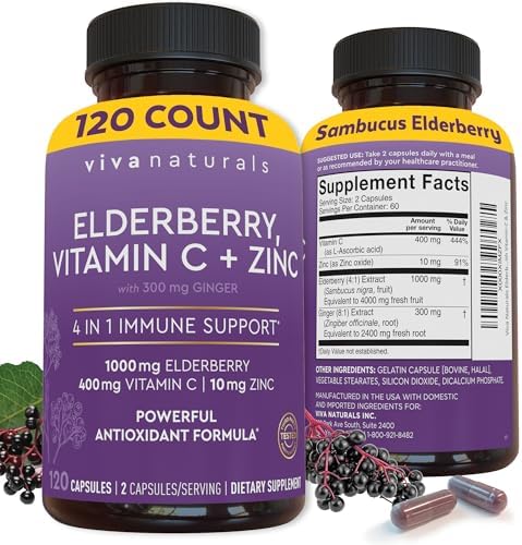 Viva Naturals Vitamin D3 5000 IU Softgels, 360 Count (125 mcg), Supports Bone & Immune Health, High Potency Vitamin D