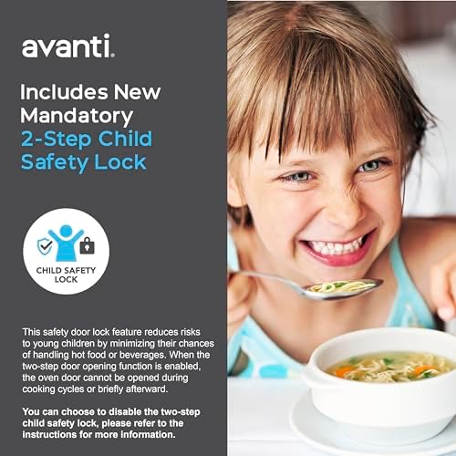 Avanti Microwave Oven 1000-Watts Countertop Compact with 9 Pre-Set Cooking Settings, Speed Defrost & By Weight