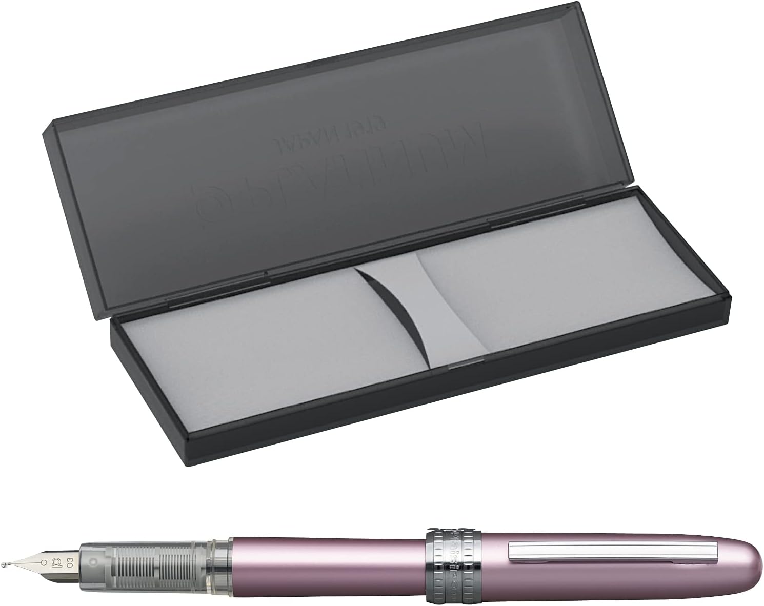 Platinum Fountain Pen, Plaisir Fine Nib, Red (PGB-1000-#70-F)