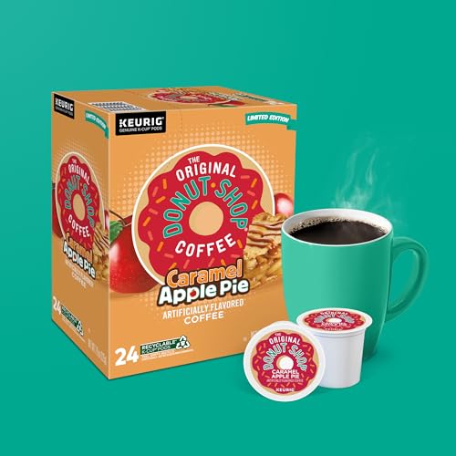 The Original Donut Shop Caramel Apple Pie Coffee, Keurig K-Cup Pod, Light Roast, 24 Count