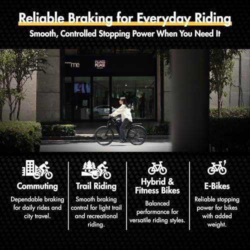 TEKTRO E10.11 Disc Brake Pads, Resin Compound for Smooth & Powerful Braking | Compatible with select TRP, Tektro & Shimano brakes
