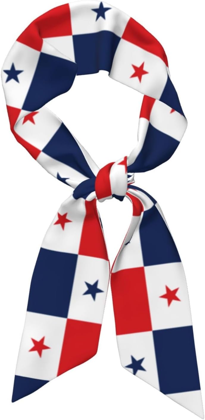 Country Flag Scarf For Women, Multi‑purpose Ribbon, Fashion Neck Hair Handbag Accessory, Versatile Bandana Headband