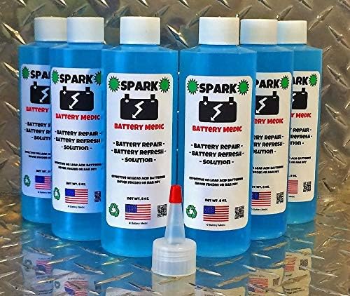 Golf CART Battery Restore Liquid Solution-Refurbish, Repair 6,8 Volt EZGO, Club