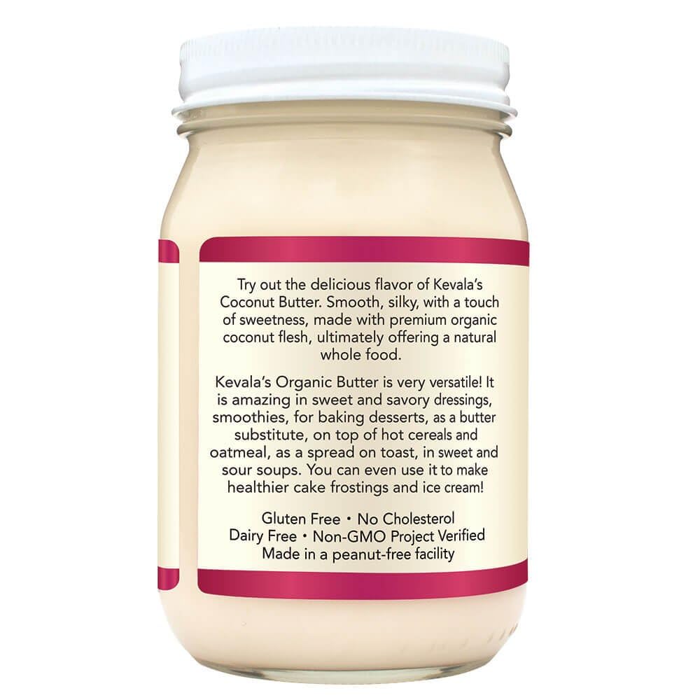 Kevala Organic Coconut Butter - 2 lb, Natural Plant Based Sandwich Spread | Coconut Cream for Cooking and Baking, Addition to Keto Snacks and Breakfast Ingredient, Dairy Free Organic Butter Spread