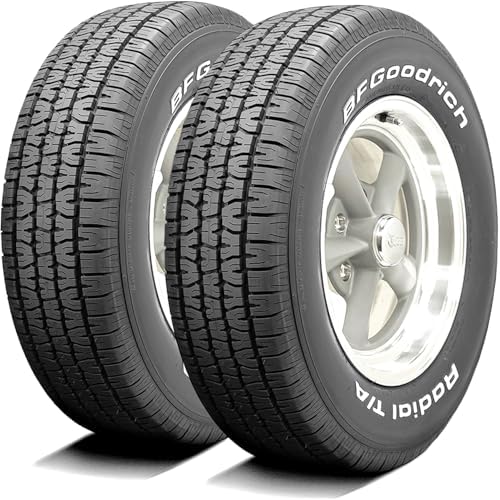 BFGoodrich Radial T/A All Season Car Tire for Passenger Cars, P215/60R14 91S | Passenger Touring All Season Traction 91S Rated Standard Load Radial Construction Raised White Letters Tire