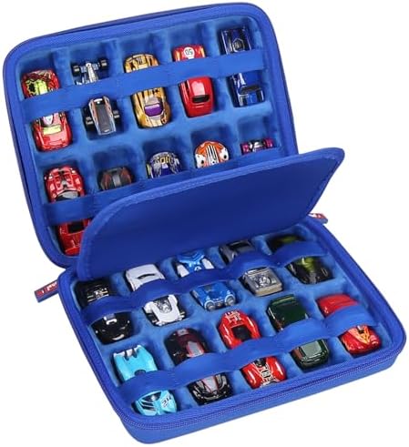 Mchoi Hot Wheels Case Storage for HOT WHEELS20 Cars, Toy Car Organizer for Your Matchbox Cars Storage, Case Only