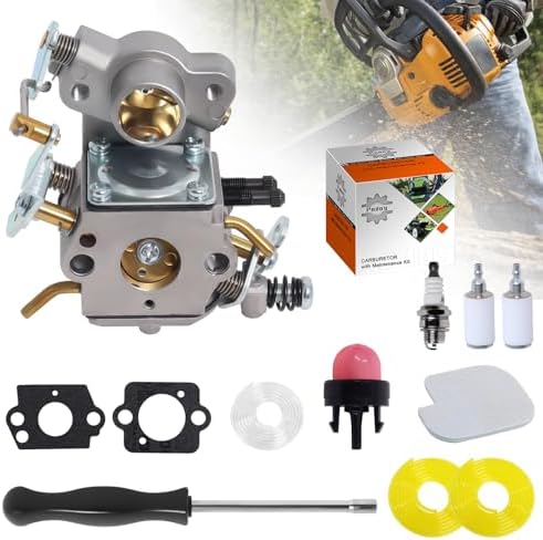 Podoy PP4218A P3314 Carburetor Compatible with Poulan Pro Chainsaw | Replaces 545070601 530070701 530035590, Compatible with P3416 P3816 PR4218 PP4218A 18" 35cc 42cc Craftsman ZAMA C1M-W26C