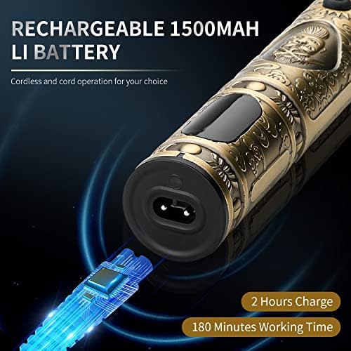 Suttik Hair Clippers for Men, Professional Hair & Beard Trimmer for Men, Mustache Trimmer T-Blade Hair Liner Edgers