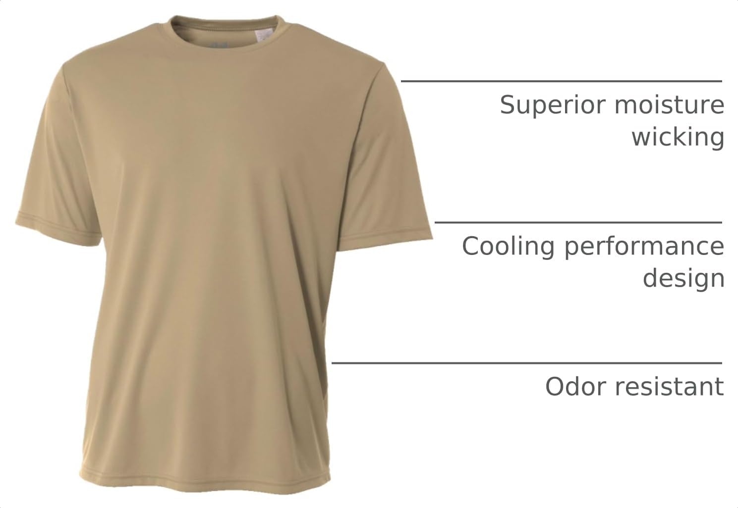 A4 Men's Cooling Performance Crew Short Sleeve Tee