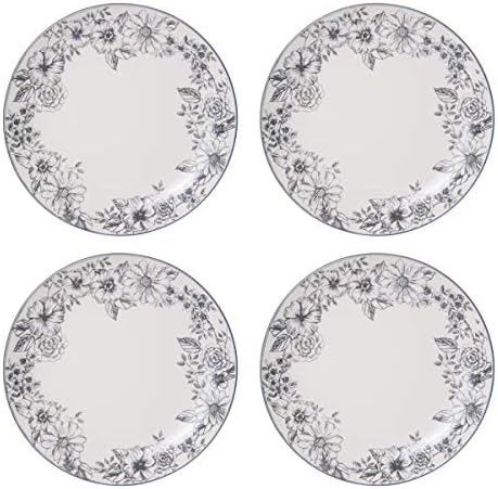 Pfaltzgraff Gabriela Gray 16-Piece Stoneware Dinnerware Set, Service for 4 - ,Gabriela Grey