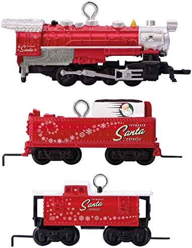 Hallmark 1995QXM8115 Miniature Set LionelNorth Pole Express Keepsake Christmas Ornaments
