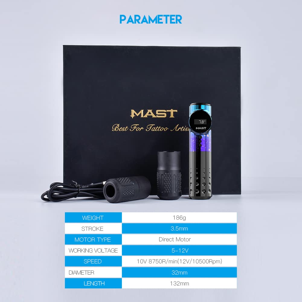 Mast Archer Cordless Tattoo Pen Machine Rotary Tattoo Gun