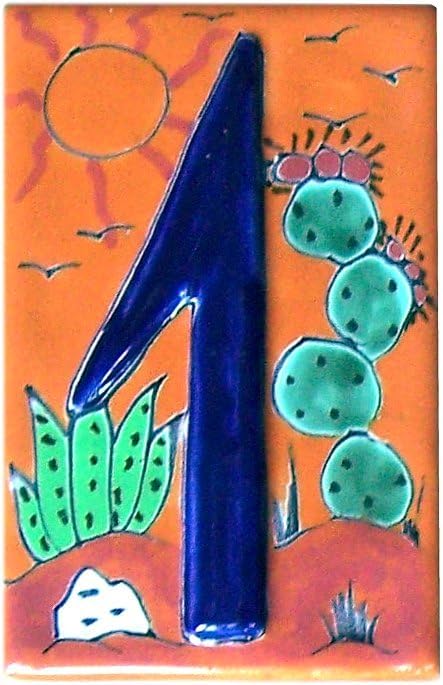 Desert Talavera Ceramic House Number One