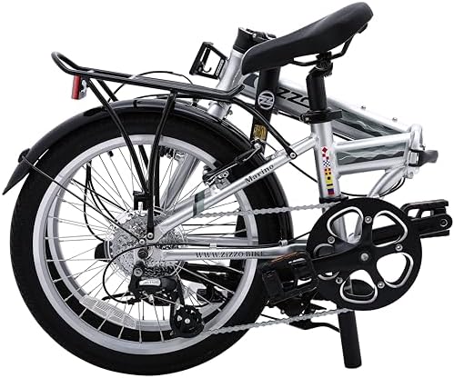 ZiZZO Marino Rust Resistant 8-Speed Aluminum 20 inch Folding Bicycle