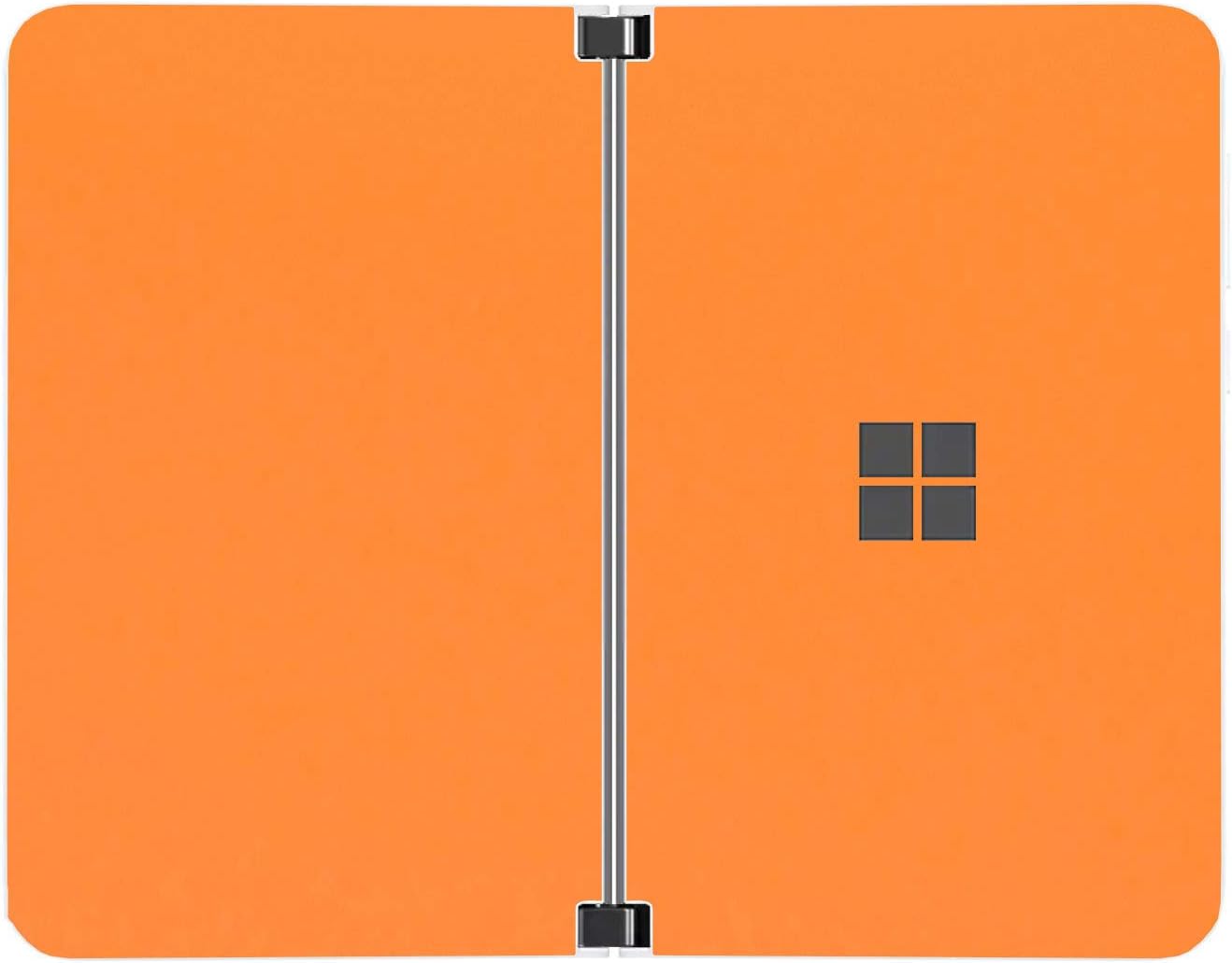 SopiGuard Sticker for Surface Duo Phone Edge-to-Edge Precision Vinyl Skin Wrap (Leather Textured)