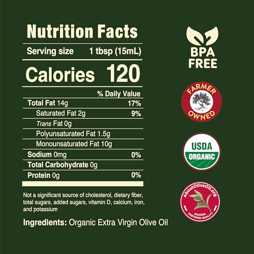 Pompeian Smooth Extra Virgin Olive Oil - 32 Fl Oz | First Cold Pressed Olive Oil for Cooking - Smooth Taste for Sauteing, Stir-Frying, and Baking