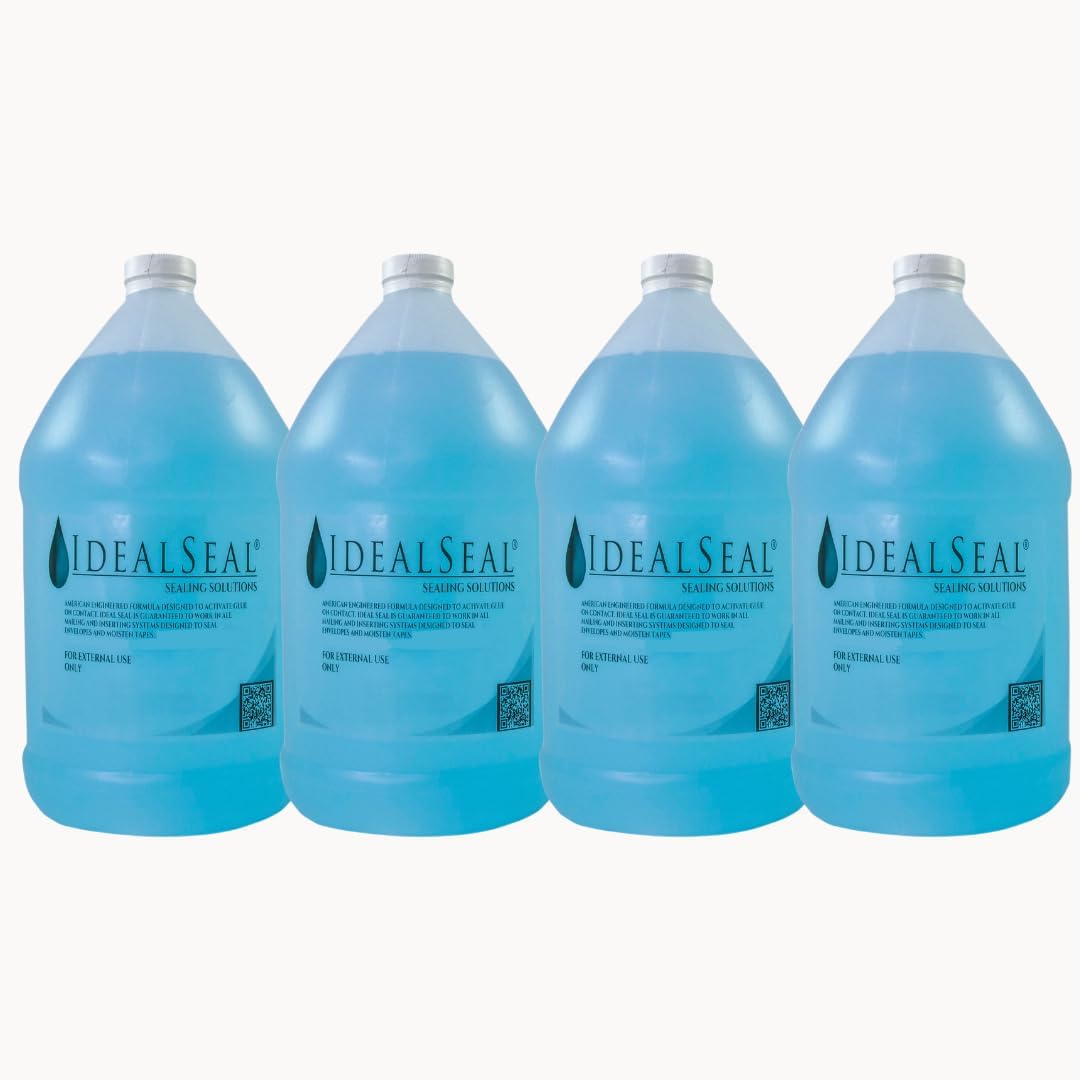 Four Gallons of Sealing Solution Compare to PB E-Z Seal Solution DM Series Mailing Systems