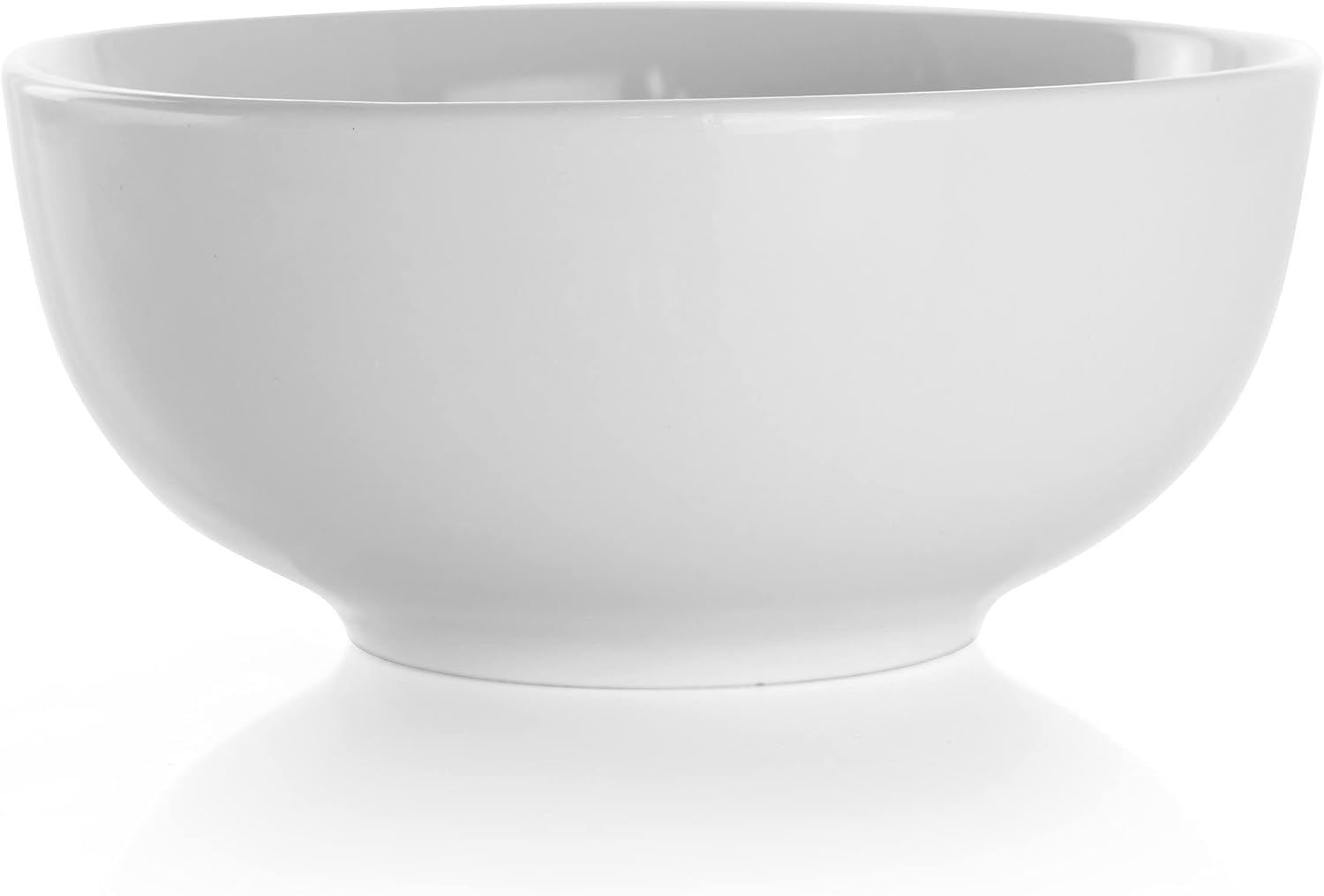 Elama White Porcelain Dish Dinnerware Set, 18 Piece, Newman