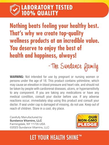 Sundance Horny Goat Weed Complex | 60 Capsules | with Maca, Tribulus Terrestris, and L-Arginine | Vegetarian, Non-GMO & Gluten Free Supplement