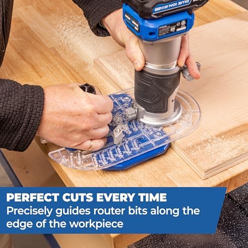 Kreg Trim Router Edge Guide - Precision Router Edge Guide Accessory - Durable Attachment for Accurate Alignment - Fits Most Trim Routers
