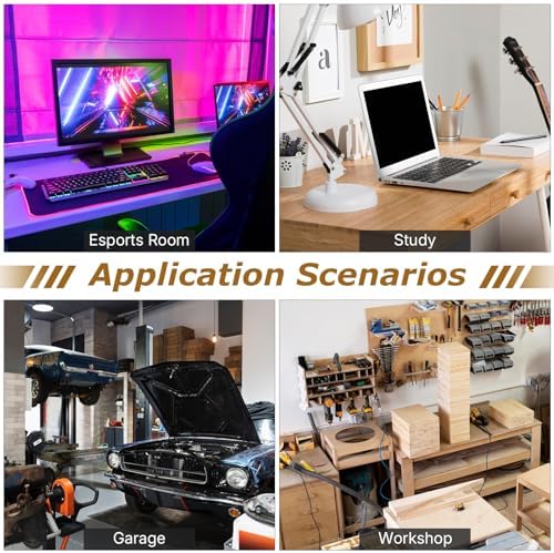 Zevemomo 48" Adjustable Height Workbench with Pegboard, Work Benches for Garage, Heavy Duty Wood Top Work Bench with Wheels, 2000 LBS Load Capacity