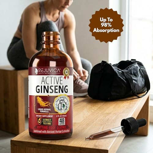 Active Ginseng - Korean Red Panax Ginseng - Natural Ginsenosides & GMO-Free