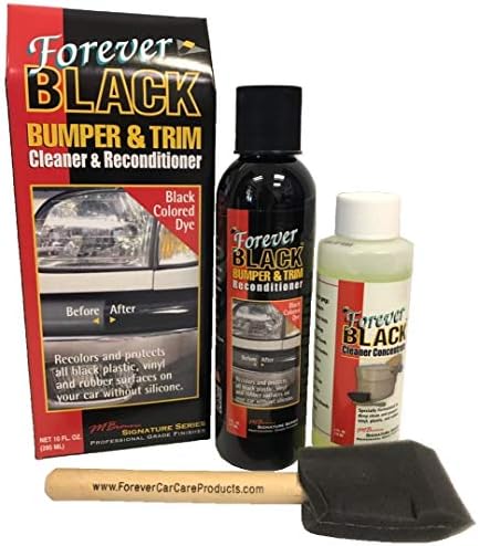 Forever Black Bumper & Trim Kit (NEW Improved Formula & Larger Size)
