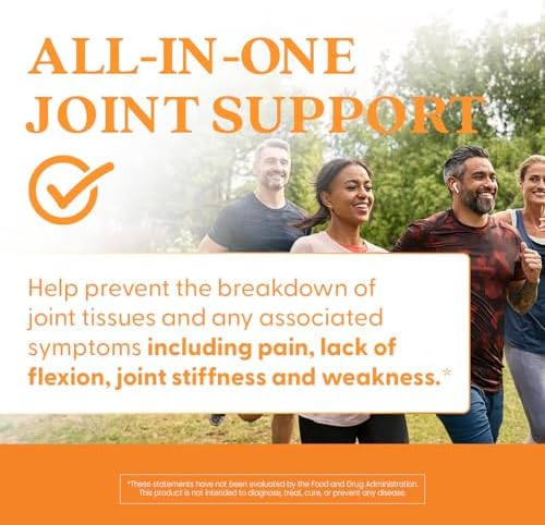 Doctor's BEST Glucosamine Chondroitin MSM - Joint Health Support Supplement for Women & Men, Nutritional Support for Joint Strength, Hair, Skin, & Nails, Gluten Free, Non GMO - 240 Capsules