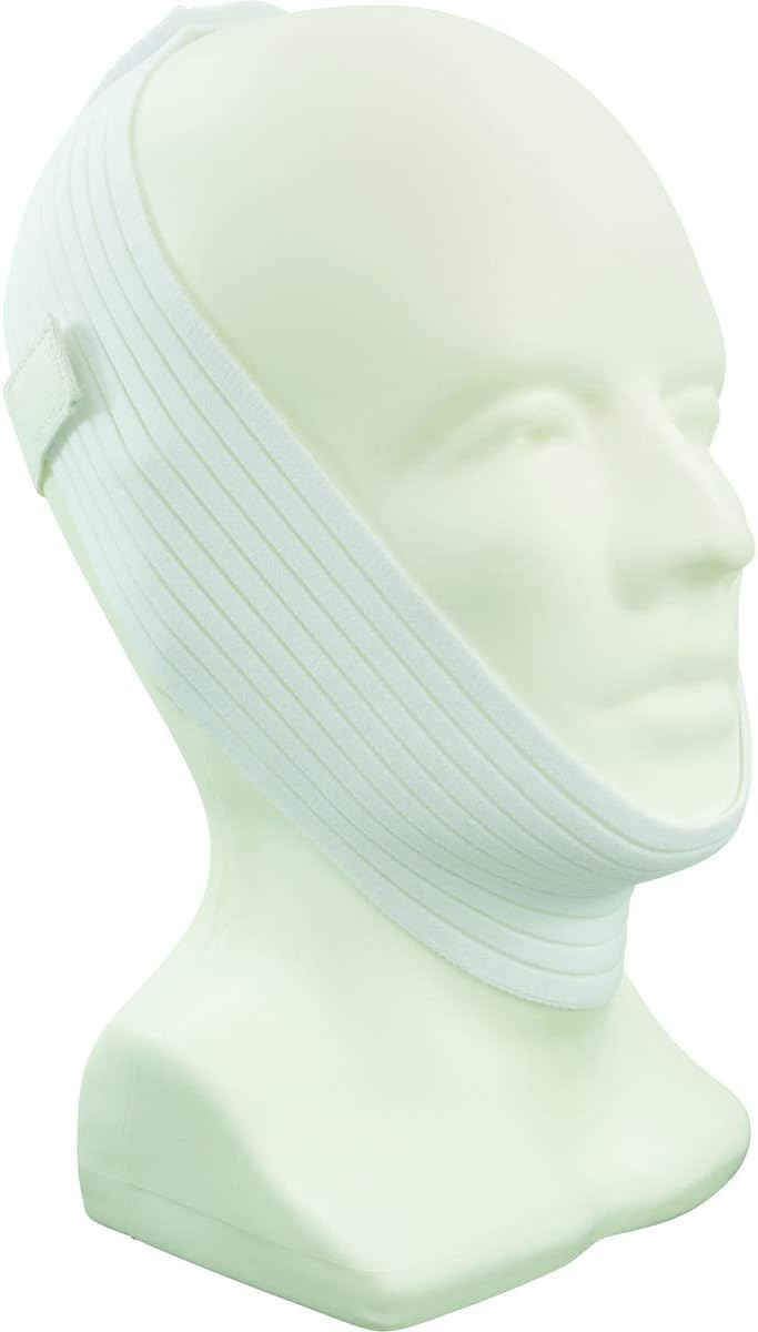 Carex CPAP Chin Strap - Stop Snoring - Anti Snore, White, 1 Count