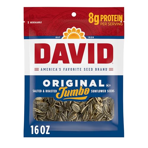 DAVID Jumbo Sunflower Seeds, Original Flavor, 16 oz.