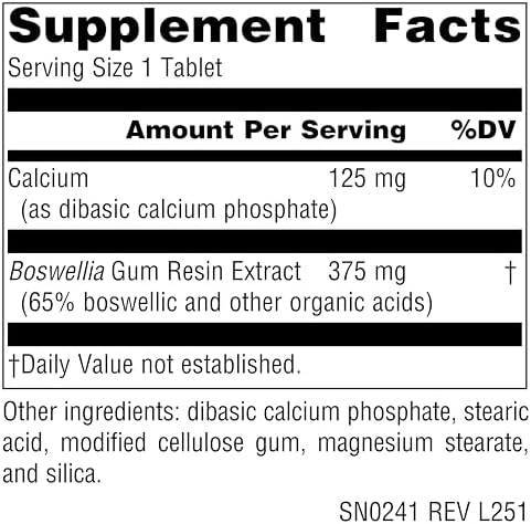Source Naturals Boswellia Extract, Dietary Supplement* - 50 Tablets