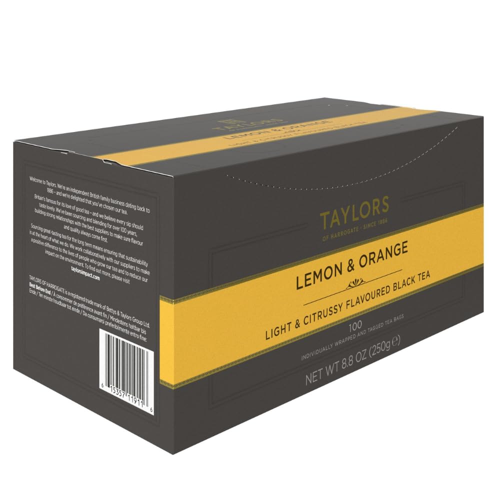 Taylors of Harrogate Green Tea with Jasmine, Individually Wrapped Bags, 20 Count (Pack of 1), Delicate, Floral & Sweet, Caffeinated, Enjoy Hot or Iced, 20 Teabags