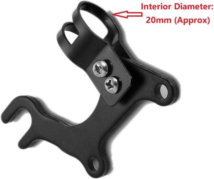 BlueSunshine 1 PCS 20/31.8mm Adjustable MTB Bike Disc Brake Bracket Converter Frame Adapter Mounting Holder
