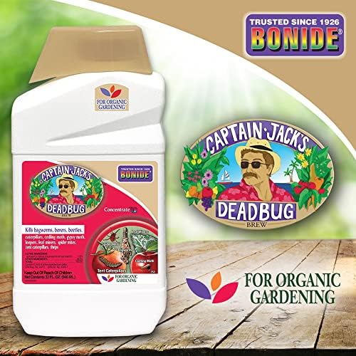 Bonide Captain Jack's Deadbug Brew, 32 oz Concentrate Outdoor Insecticide and Mite Killer for Organic Gardening | Outdoor Insecticide and Mite Killer, For Organic Gardening