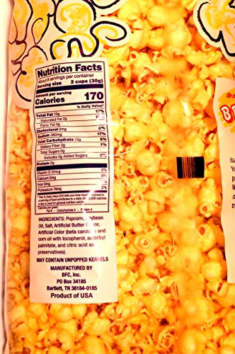 Brim's Movie Theater Butter Flavored Premium Popcorn (large 8 oz Bag)