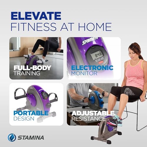 Stamina Exercise Bike with Smooth Pedal System
