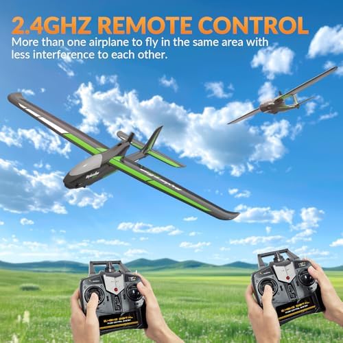 VOLANTEXRC New Version RC Plane, Remote Control Airplane for Adults, 4-Channel RC Plane with Durable Foam Construction, 3 Flight Modes, One-Key Stunts