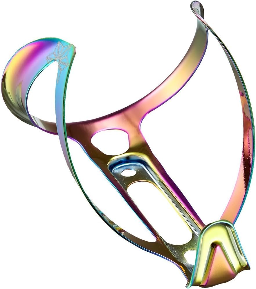 Supacaz Oil Slick Fly Cage Ano - Cycling Water Bottle Cage Holder for Road Bike + MTB Mountain Bike