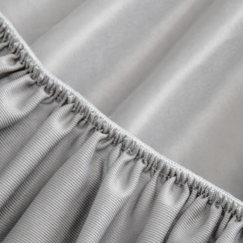 2 Pack Hospital Bed Sheets Fitted 36’’×84’’×14’’ Hospital Bed Sheet, Grey | Fit for Home & Hospital Care Beds, Shrinkage & Stain Resistant RV Twin Sheets for RV Twin/Bunk Mattress