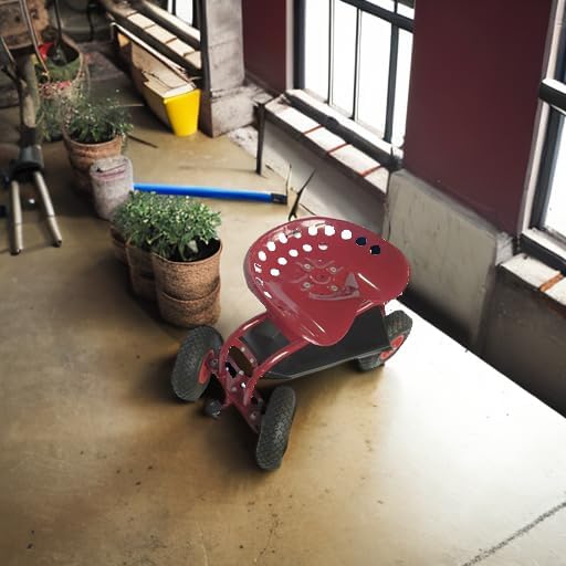 Ironton Rolling Garden Seat with Turnbar | Yard and acreage maintenance, Lawn and garden use, Durable outdoor operation, Easy setup
