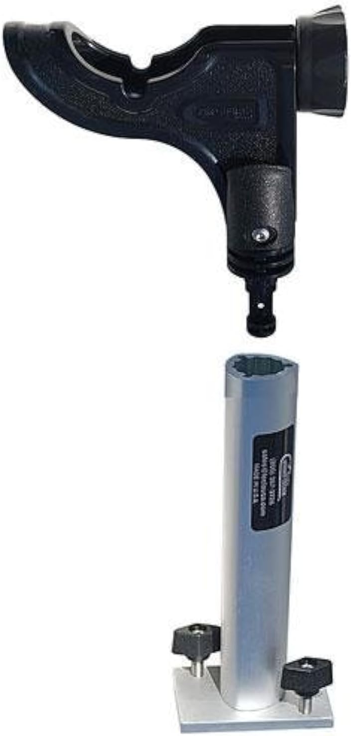 Pro-Series Cradle Rod Holder with Riser, Satin