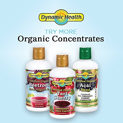 Dynamic Health Organic Tart Cherry Juice Tonic with Turmeric, 16 fl oz