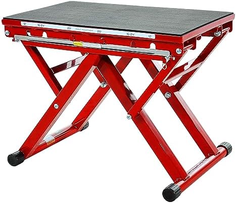 Stamina X 12" to 24" Adjustable Height Plyo Step Up Exercise Box For Home Workout with Access to Muuv, Non-Slip Surface and Workout Guide, Black/Red