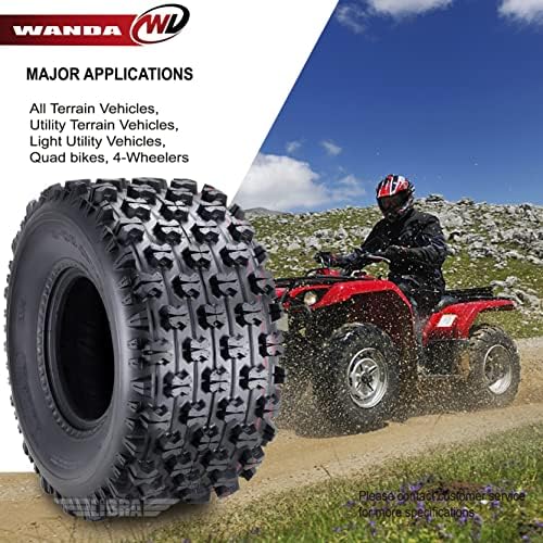 WANDA 4 Sport ATV tires 22x7-10 & 22x10-9 for 01-09 Honda TRX 250EX 300EX